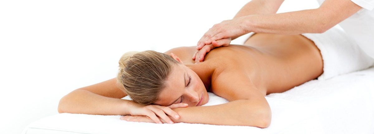 women getting a massage